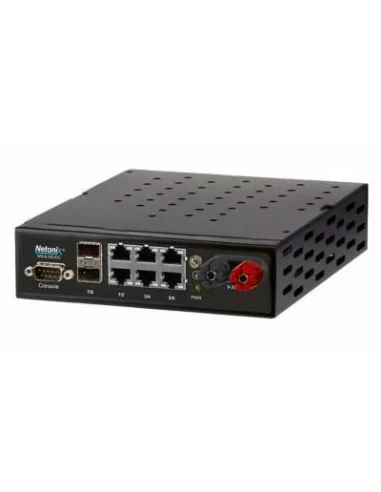 Netonix 6 Port Managed 150W Passive DC POE Switch + 2 SFP Uplink Ports