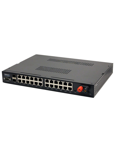 Netonix 24-Port Managed PoE Switch 24V-48V IDC PoE + 2SFP Uplink Ports 400W | NTX-WS-26400-IDC