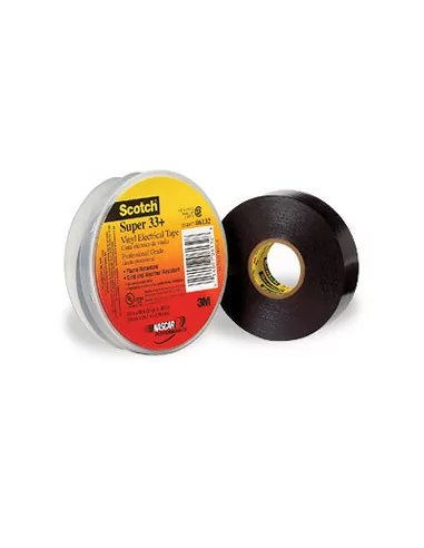 3M Scotch Super 33 Premium Vinyl Electrical Tape, 20 Meters, 19mm Wide, UV Resistant