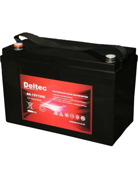 Deltec AMG 12V 100Ah Gel Battery | DT-12-100G | MiRO