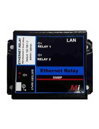 Micro Instruments 2 Port Ethernet AC Relay + Email Support, 12V to 24V