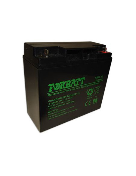 Forbatt AGM 12V 18Ah Lead Acid Battery | FB-12-18LA | MiRO