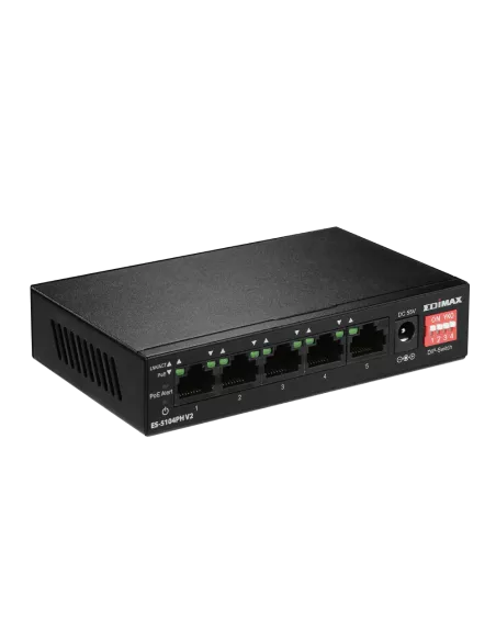 Edimax 5 Port Switch (4 PoE+) - MiRO Distribution