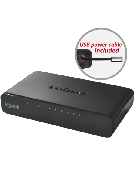 Edimax 8 Port Gigabit Desktop Switch - MiRO Distribution