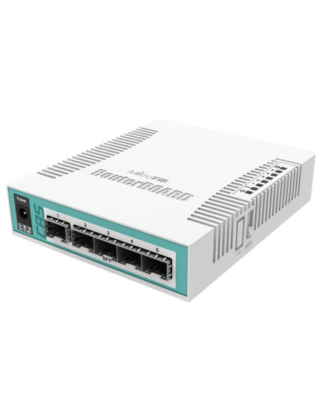 MikroTik Cloud Router Switch 5 Port SFP 1 PoE/SFP Port | CRS106-1C-5S