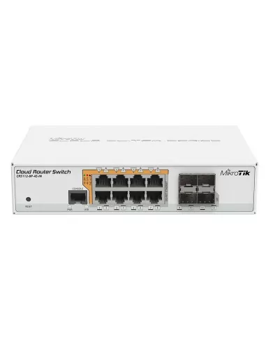 MikroTik Cloud Router Switch 8 Port PoE 4SFP | CRS112-8P-4S-IN | MiRO