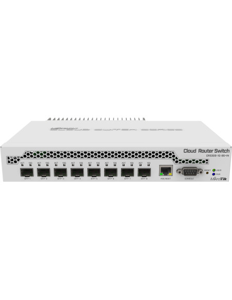 MikroTik Cloud Router Switch 8 Port SFP+ with PoE Input | CRS309-1G-8S+IN