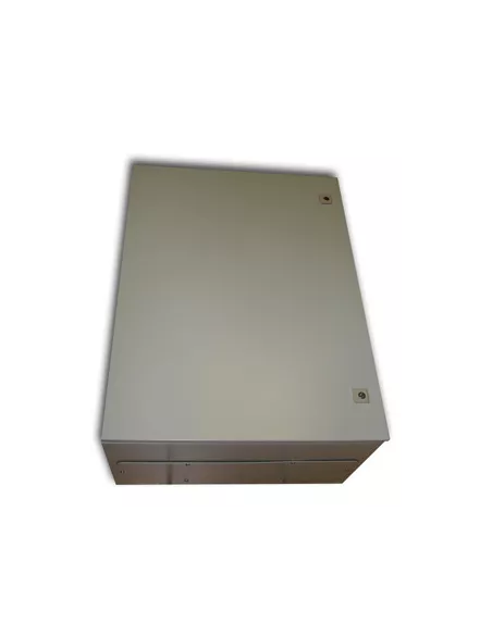 Metal IP55 Weatherproof Enclosure (800x600x350), Beige, Surface Mount, Lockable Doors