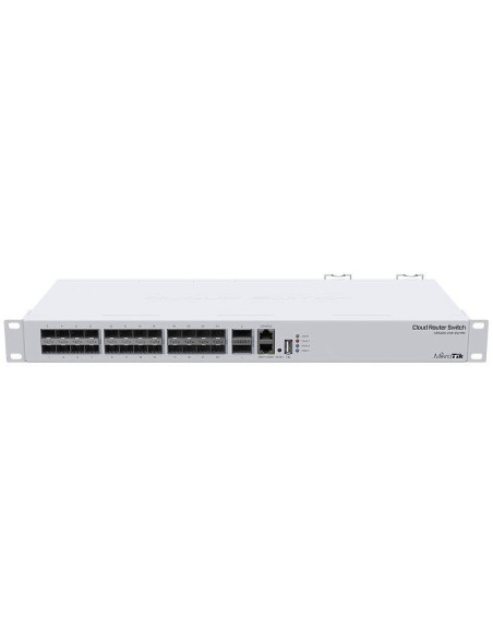 MikroTik Cloud RouterSwitch 24Port SFP+ 2Port QSFP | CRS326-24S+2Q+RM - 24