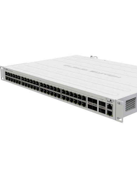 MikroTik CRS354-48P-4S+2Q+RM - 750W, 48 POE 1Gb, 4X SFP+, 2X QSFP+