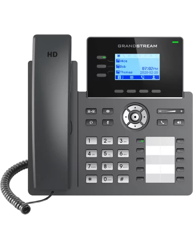 Grandstream 3-Line Gigabit Carrier Phone | GRP2604P | MiRO