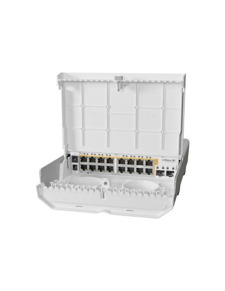 MikroTik Outdoor 18 Port Switch with 16 Gigabit PoE-Out Ports - MiRO Distribution