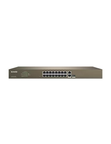 Tenda 16-Port 250W Fast Ethernet PoE Switch | TE-TEF1218P-16-250W