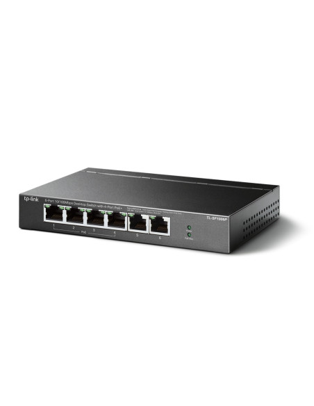 TP-Link 6-Port 10/100 Mbps PoE+ Desktop Switch | TL-SF1006P