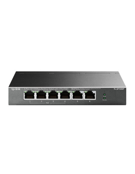 TP-Link 6-Port 10/100 Mbps PoE+ Desktop Switch | TL-SF1006P