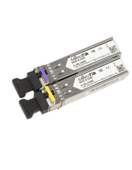 MikroTik Single-mode SFP Module 80Km Dual LC-Connector | MT-RBSFP-SM-81