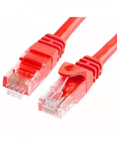 Acconet CAT6 Flylead 1 Meter UTP Cable Red | CAT6-FLY-2-RED