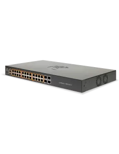 Cambium cnMatrix Enterprise 24 port with 4 SFP uplink PoE+ Switch | CNM-EX1028-P