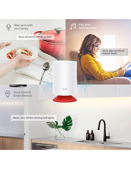 TP-Link Deco X20 Voice Wi-Fi 6 System with Smart Speaker - MiRO Distribution