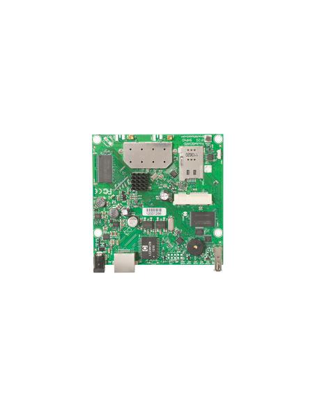 MikroTik RouterBOARD 912UAG-5HPnD with 5GHz radio,1 Gb port,1 MiniPCI-e,1 USB,1 Sim slot and 2 MMCX