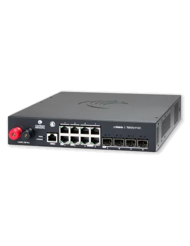 Cambium cnMatrix 12 Port PoE DC Switch | CNM-TX1012-P-DC