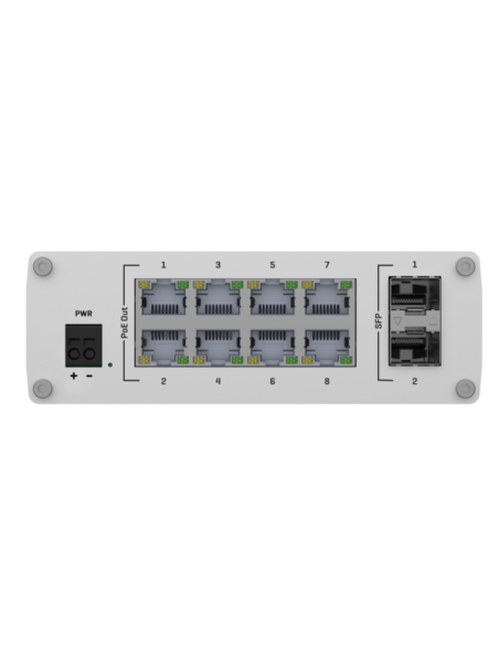 Teltonika 8-Port Gigabit PoE+ Ethernet Switch | TSW200