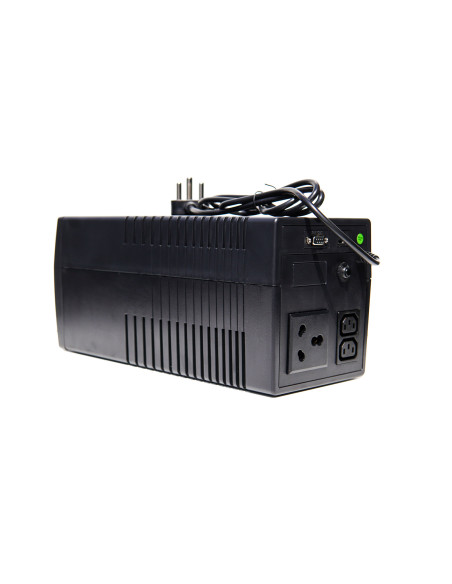 Acconet - 1200VA/600W offline UPS, AVR function with built-in 2 x 12V 7Ah  batteries