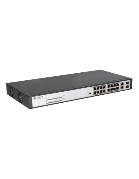 BDCOM 18-Port 10/100 POE Switch - MiRO Distribution
