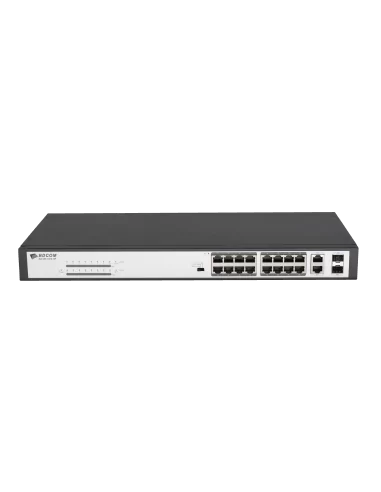 BDCOM 18-Port 10/100 POE Switch - MiRO Distribution