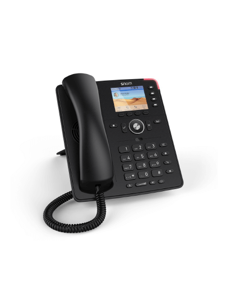 Snom D713 4-line Desktop SIP Phone - No PSU Included - 4-line 2.8'' Colour Display
