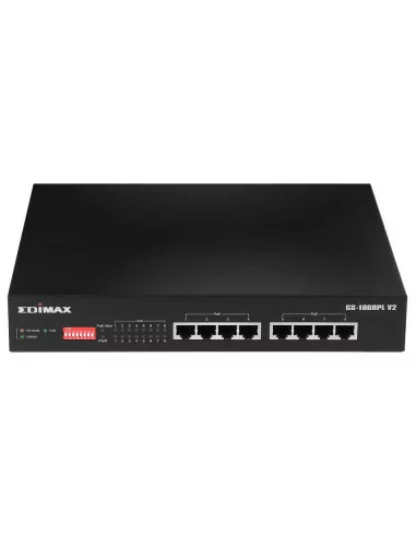 Edimax 8 Port Unmanaged Long Range Gigabit PoE+ Switch - MiRO Distribution