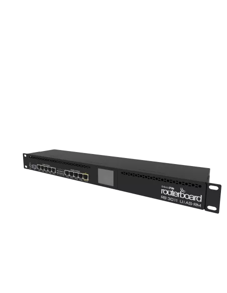 MikroTik 10 Port Gigabit 1SFP 2 Core L5 Rack-Mount Router | RB3011UiAS-RM | MiRO