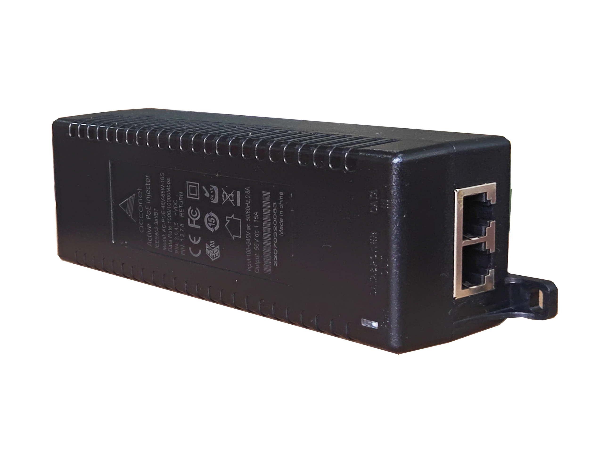 Acconet 10Gbps Active PoE (802.3bt) 48V, 1.35A, 65W - view 4