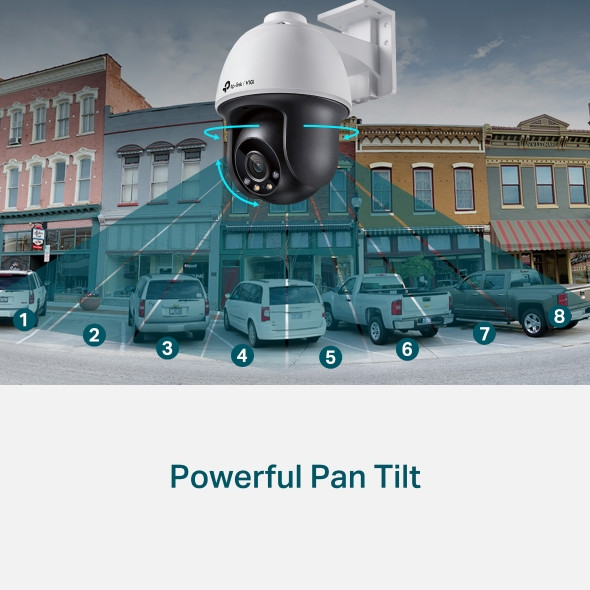 TP-Link VIGI 4MP Full Colour Pan/Tilt IP Network Camera - view 3