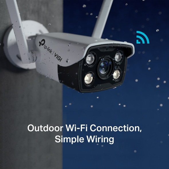 TP-Link VIGI 4MP Outdoor Full-Color Wi-Fi Bullet Network Camera - view 3