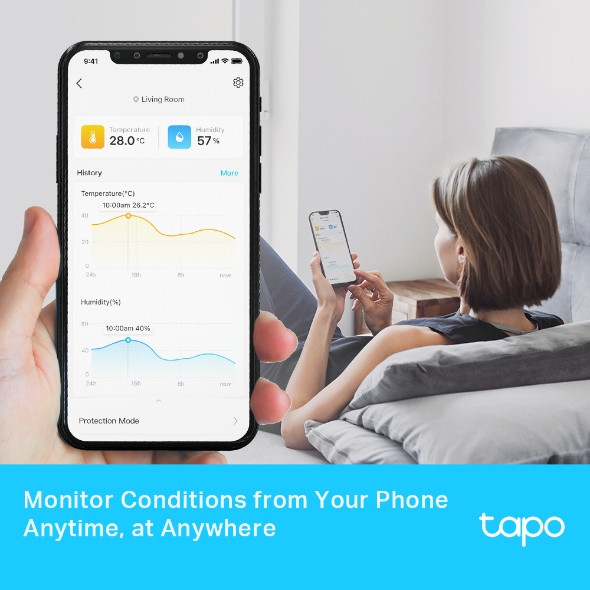 TP-Link Tapo Smart Temperature and Humidity Monitor | Tapo T315 - view 4