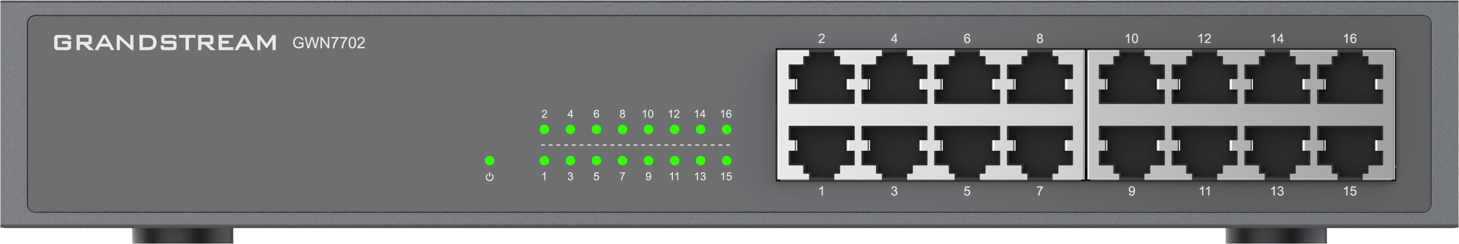 Grandstream Enterprise 16 port Unmanaged GbE Switch | GWN7702 - view 2