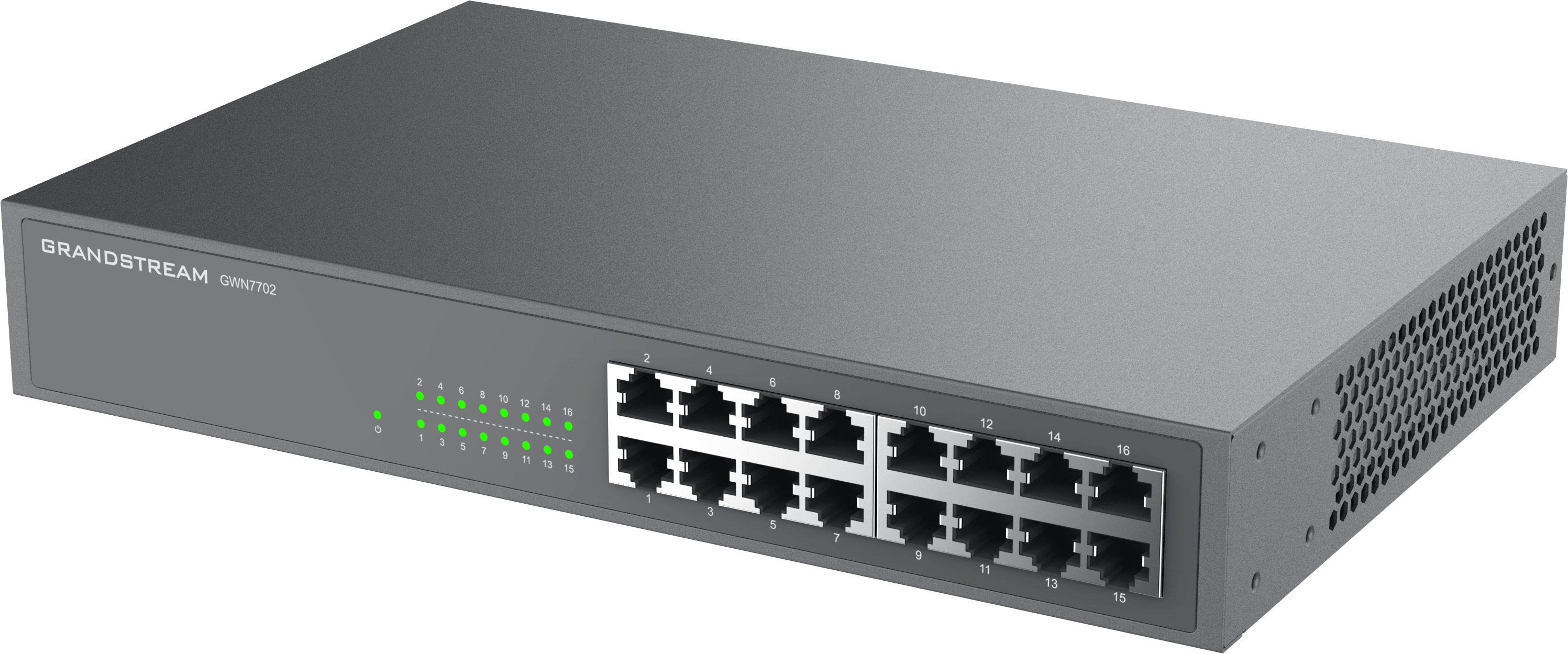 Grandstream Enterprise 16 port Unmanaged GbE Switch | GWN7702 - view 3