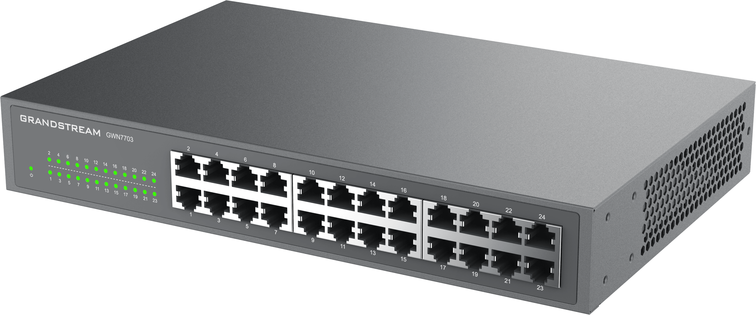 Grandstream Enterprise 24 port Unmanaged GbE Switch | GWN7703 - view 3