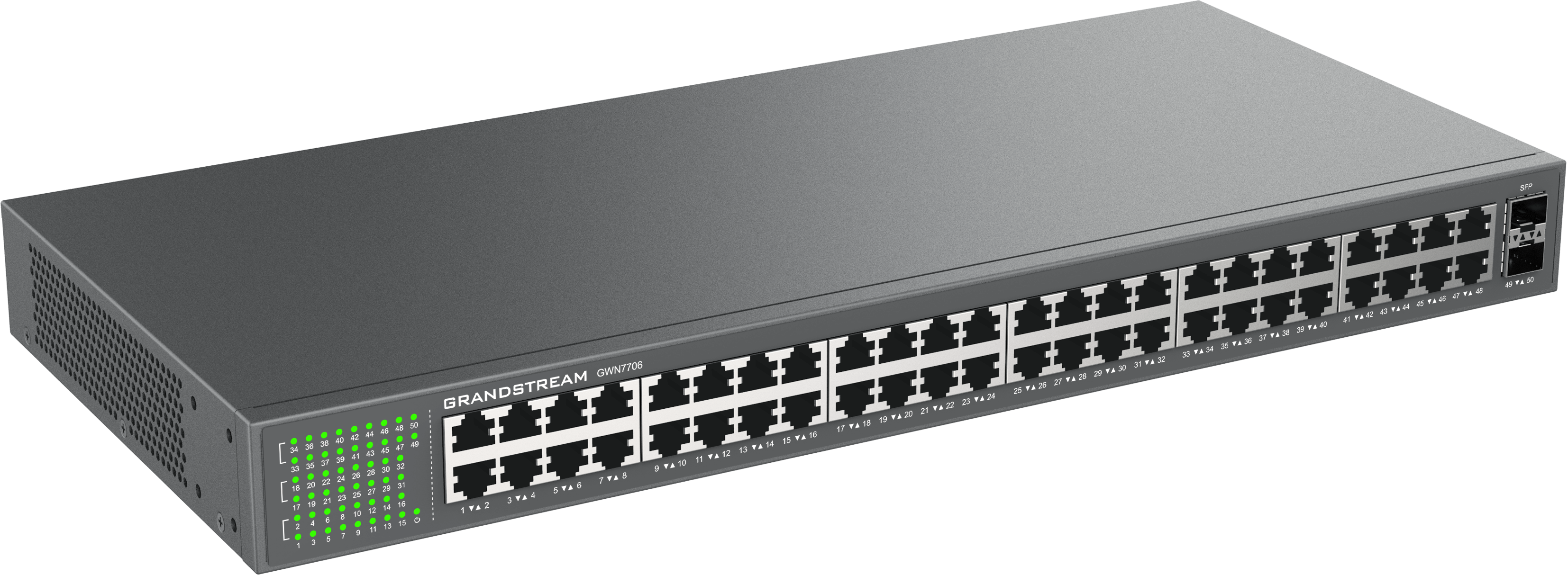 Grandstream Enterprise 48 port Unmanaged GbE Switch | GWN7706 - view 3