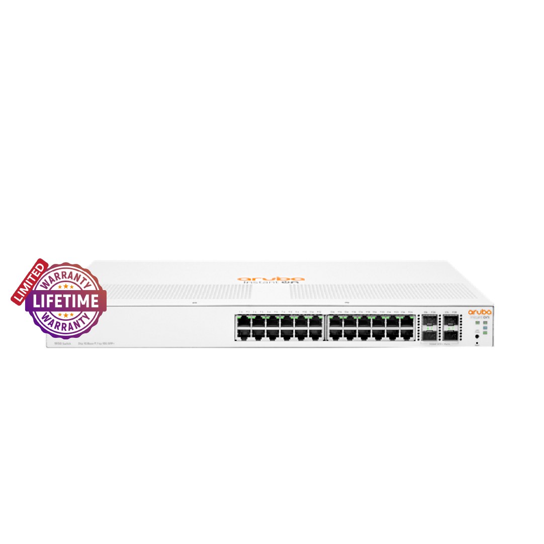 HPE Networking Instant On 1930 4xSFP+ 24 Port Switch |  ARU-IO-SW193024G