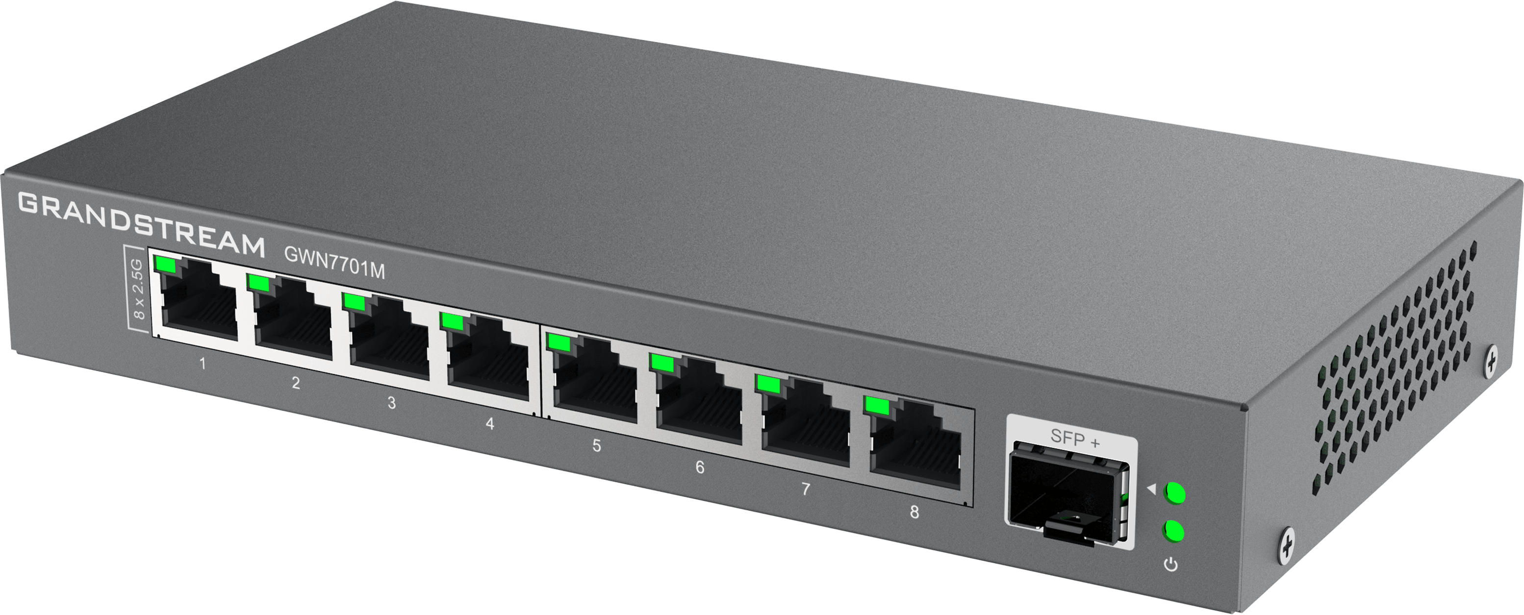 Grandstream Enterprise 8 port Unmanaged 2.5G Switch | GWN7701M - view 3