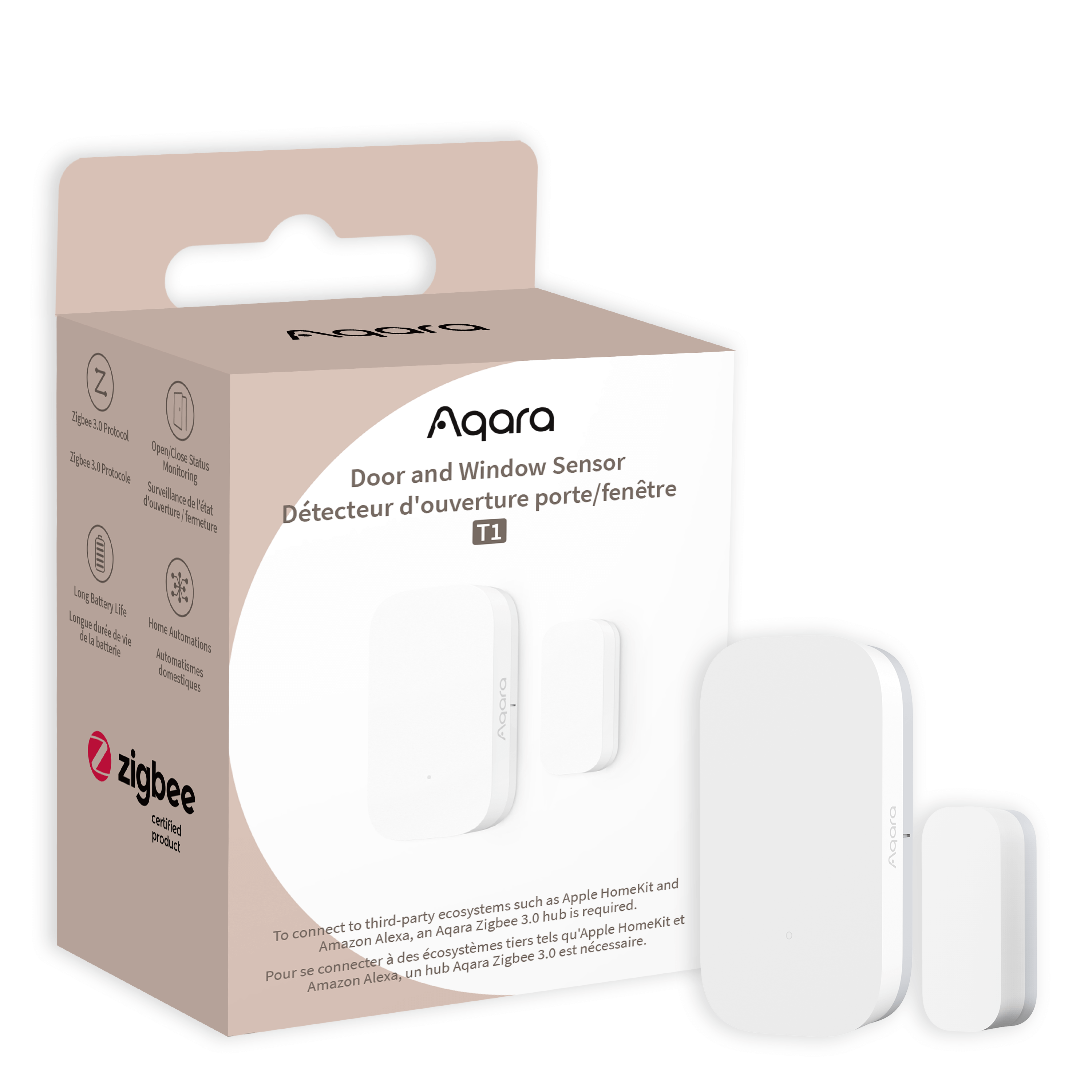 Aqara Sensor Door and Window Contact T1, Zigbee Ecosystem Compatible | DW-S03D - view 5