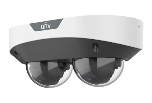 Uniview UNV 2MP LightHunter Dual Lense Fixed Dome IP Camera 2.8mm | IPC3222SS-ADF28K-I1