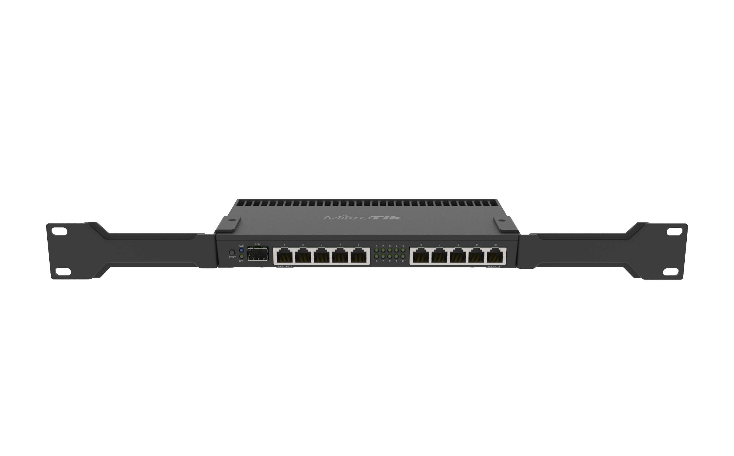 MikroTik 10 Port Gigabit 1SFP+ 4 Core L5 Rack-Mount Router | MT-RB4011iGS-RM - view 3