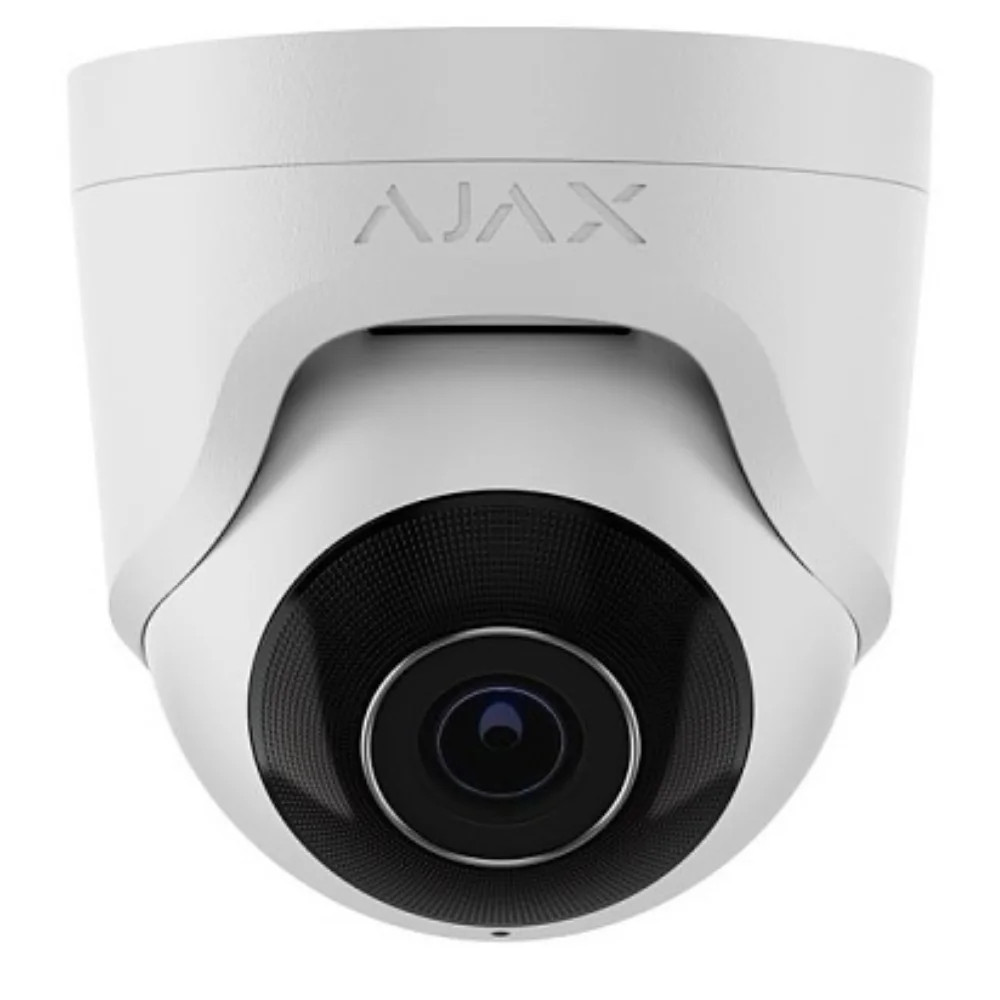 AJAX Security - 8MP IP White Turret Camera with a 4.00 mm focused Lens | AJAX-TURRET-8MP-4-W