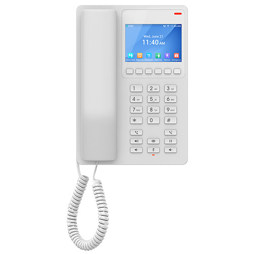 Grandstream 2 Line 3.5'' Color LCD Hotel Phone White | GHP630 - view 2