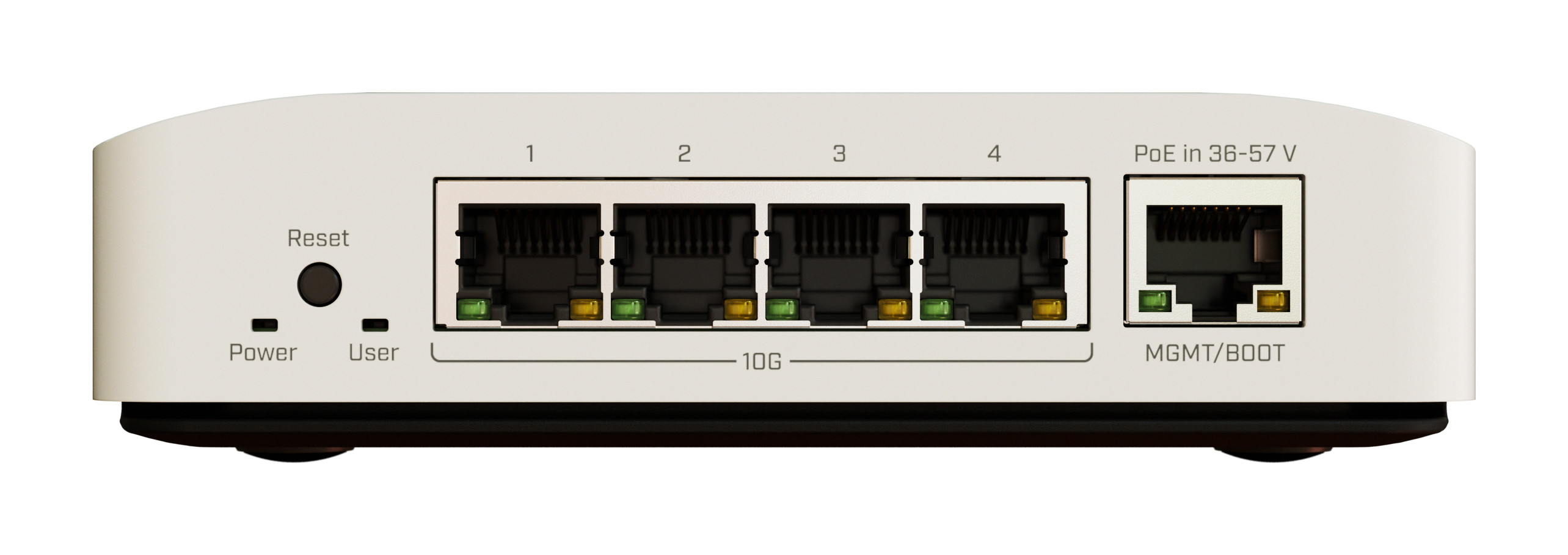 MikroTik Cloud Router Switch 4 Port 10Gbps with PoE Input | CRS304-4XG-IN - view 2