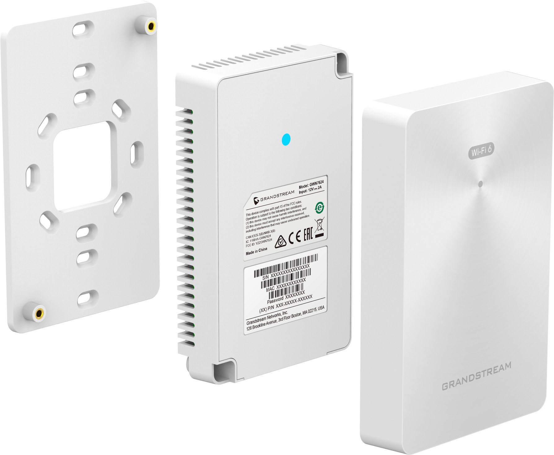Grandstream Enterprise WiFi 6 In-Wall Indoor Access Point | GWN7661E - view 4