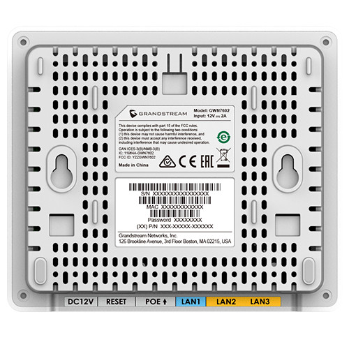 Grandstream Enterprise WiFi 6 In-Wall Indoor Access Point | GWN7604 - view 4